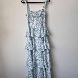 Floral Tiered Maxi Dress